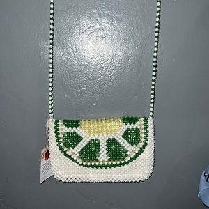 KENDRA DANDY Lime Crossbody .